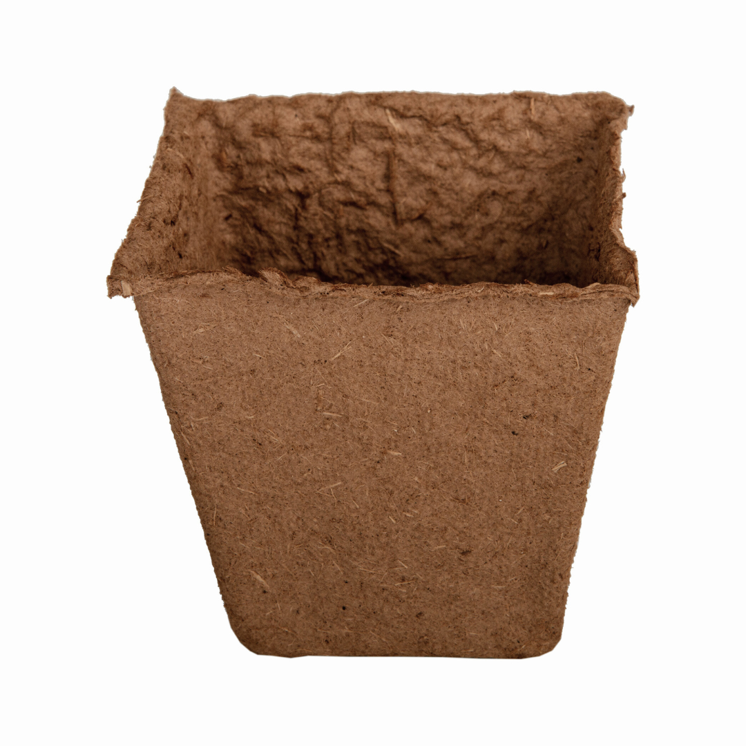 Pots biodégradables 9x9 cm (Lot de 10 pièces)